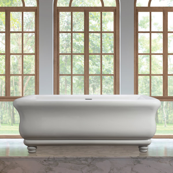 MTI Baths MTI Solutions 72" Freestanding Soaking Bathtub - Wayfair Canada
